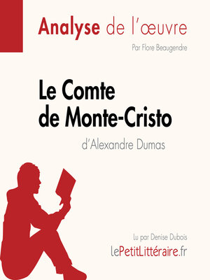 cover image of Le Comte de Monte-Cristo d'Alexandre Dumas (Analyse de l'oeuvre)